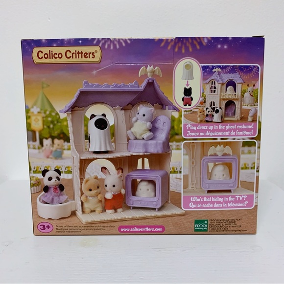 Calico Critters Halloween Spooky Surprise House New In Box - Picture 2 of 2